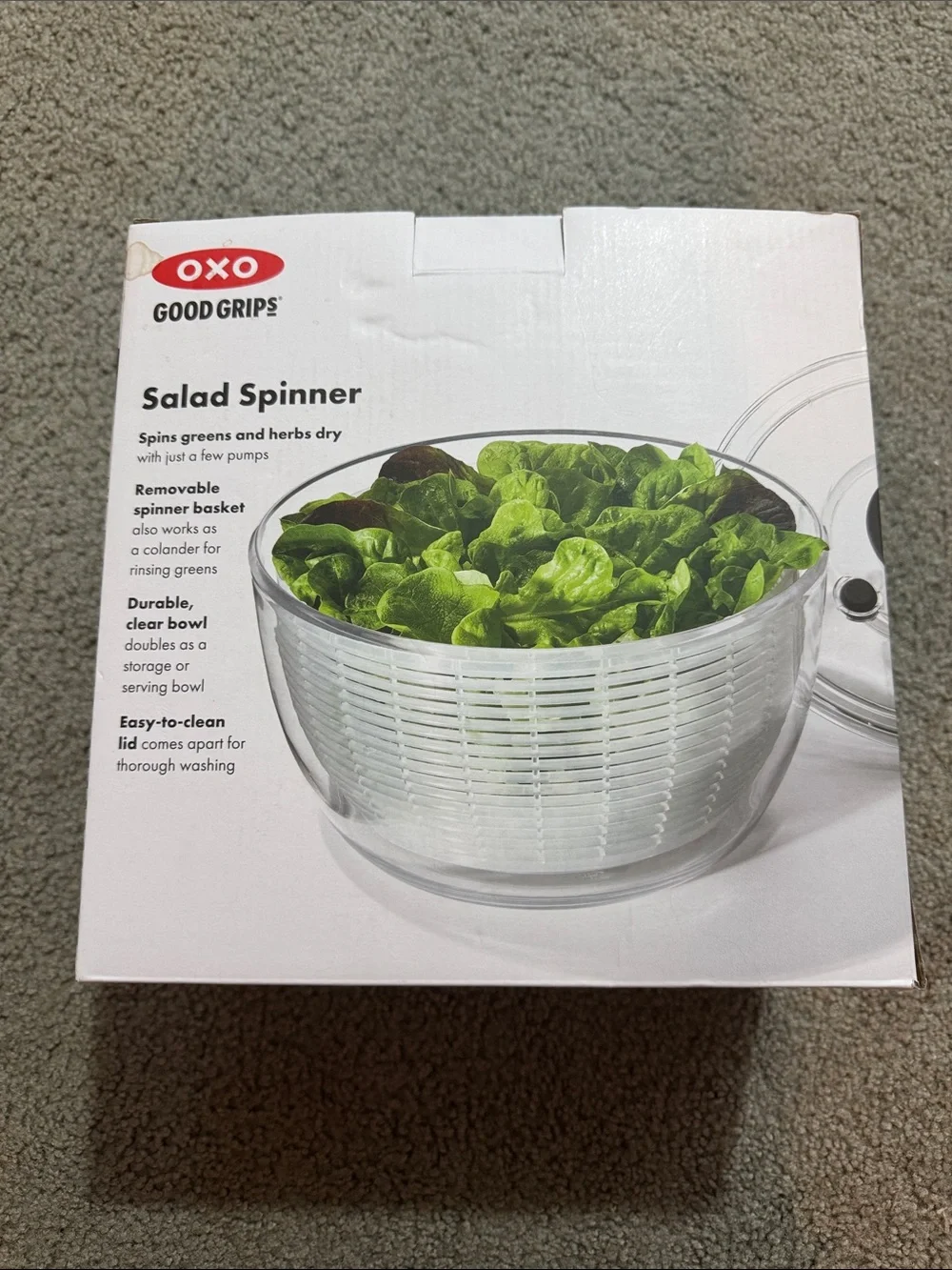 OXO Good Grips Salad Spinner - Clear/White